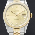 Rolex Datejust 36 16233 (1994) - Goud wijzerplaat 36mm Goud/Staal (1/7)