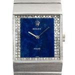 Rolex Cellini 4316 (1968) - Blue dial 24 mm White Gold case (2/4)