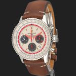 Breitling Navitimer 1 B01 Chronograph AB01219A1G1X2 (2023) - Zilver wijzerplaat 43mm Staal (1/8)