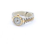 Rolex Oyster Perpetual 67193 (Unknown (random serial)) - White dial 26 mm Gold/Steel case (2/6)