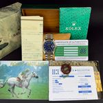 Rolex Datejust 36 16233 (1989) - Blue dial 36 mm Gold/Steel case (3/8)