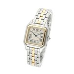 Cartier Panthère 110000R (Unknown (random serial)) - White dial 27 mm Gold/Steel case (2/5)