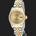 Rolex Lady-Datejust 79173 (2001) - Champagne dial 26 mm Gold/Steel case (1/8)