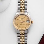 Rolex Datejust 6827 (1978) - Champagne dial 31 mm Gold/Steel case (1/8)