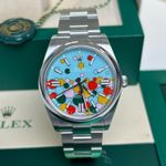 Rolex Oyster Perpetual 41 124300 (2024) - Blauw wijzerplaat 41mm Staal (2/5)