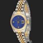 Rolex Lady-Datejust 79173 (2005) - Blauw wijzerplaat 26mm Goud/Staal (1/8)