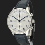 IWC Portuguese Chronograph IW371605 (2023) - Silver dial 41 mm Steel case (1/8)