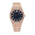 Audemars Piguet Royal Oak Selfwinding 15510OR.OO.1320OR.03 (2024) - Blue dial 41 mm Rose Gold case (1/7)