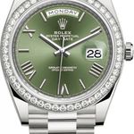 Rolex Day-Date 40 228349RBR (2025) - Green dial 40 mm White Gold case (1/1)