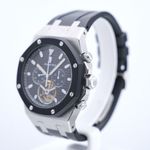 Audemars Piguet Royal Oak Tourbillon 26377SK.OO.D002CA.01 (2010) - Zwart wijzerplaat 44mm Staal (4/24)