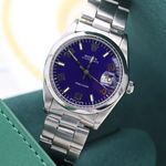 Rolex Oyster Precision 6694 (Unknown (random serial)) - Blue dial 34 mm Steel case (1/8)