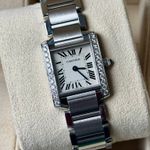 Cartier Tank Française W4TA0008 (2021) - White dial 25 mm Steel case (1/7)