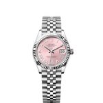 Rolex Datejust 31 278274 (2024) - Roze wijzerplaat 31mm Staal (1/8)