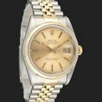 Rolex Datejust 36 16233 (1996) - Champagne dial 36 mm Gold/Steel case (4/8)