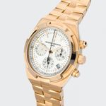 Vacheron Constantin Overseas Chronograph 5500V/000R-B074 (2022) - Silver dial 43 mm Rose Gold case (3/8)