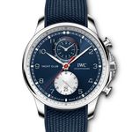 IWC Portuguese Yacht Club Chronograph IW390704 (2024) - Blauw wijzerplaat 45mm Staal (1/1)