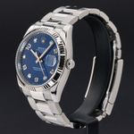 Rolex Oyster Perpetual Date 115234 (2007) - Blue dial 34 mm Steel case (3/7)