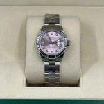 Rolex Lady-Datejust 279174 (2025) - Roze wijzerplaat 28mm Staal (6/10)