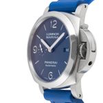 Panerai Luminor Marina PAM01313 (Onbekend (willekeurig serienummer)) - Blauw wijzerplaat 44mm Staal (6/8)