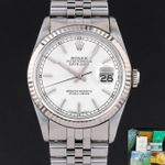 Rolex Datejust 36 16234 (1991) - 36mm Staal (1/7)