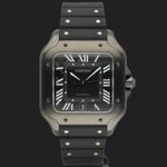 Cartier Santos WSSA0039 (2025) - Black dial 40 mm Steel case (3/8)