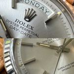 Rolex Day-Date 1803/9 (1966) - Zilver wijzerplaat 36mm Witgoud (8/8)