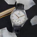IWC Portuguese Automatic IW358303 (Unknown (random serial)) - Silver dial 40 mm Steel case (1/8)