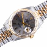 Rolex Datejust 36 16233 (1993) - Grey dial 36 mm Gold/Steel case (1/8)