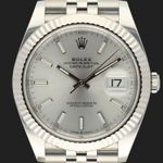 Rolex Datejust 41 126334 (2022) - Zilver wijzerplaat 41mm Staal (2/8)