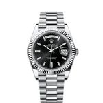 Rolex Day-Date 40 228236 (2025) - Black dial 40 mm Platinum case (1/1)