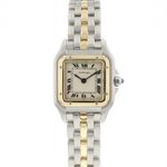 Cartier Panthère 6692 (Unknown (random serial)) - White dial 22 mm Gold/Steel case (1/5)