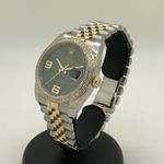 Rolex Datejust 116243 (2010) - Groen wijzerplaat 36mm Goud/Staal (3/8)