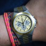 Omega Speedmaster 1450040 (Unknown (random serial)) - Yellow dial 42 mm Steel case (1/8)