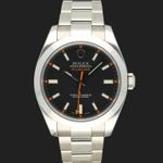 Rolex Milgauss 116400 (2009) - Zwart wijzerplaat 40mm Staal (3/8)