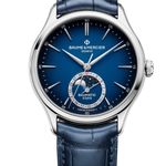 Baume & Mercier Clifton M0A10756 (2025) - Blauw wijzerplaat 39mm Staal (1/1)