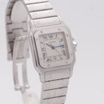 Cartier Santos Galbée 1564 (2010) - White dial 29 mm Steel case (4/8)