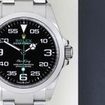 Rolex Air-King 126900 (2024) - Black dial 40 mm Steel case (5/8)