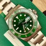 Rolex Submariner Date 116610LV (2014) - Green dial 40 mm Steel case (2/10)