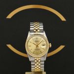 Rolex Datejust 1601 (1973) - Gold dial 36 mm Steel case (1/7)