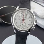 IWC Portuguese Yacht Club Chronograph IW390502 (Unknown (random serial)) - Silver dial 44 mm Steel case (3/8)