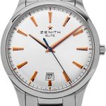 Zenith Captain Central Second 03.2020.670/01.C498 (2019) - Silver dial 40 mm Steel case (1/4)