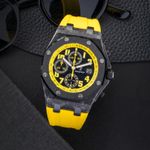 Audemars Piguet Royal Oak Offshore Chronograph 26176FO (2013) - Zwart wijzerplaat 42mm Carbon (1/8)