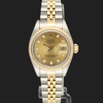 Rolex Lady-Datejust 69173 (1994) - Champagne dial 26 mm Gold/Steel case (2/8)