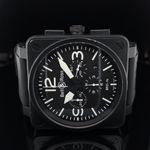 Bell & Ross BR 01-94 Chronographe BR01-94 (2010) - Zwart wijzerplaat 34mm Carbon (7/8)