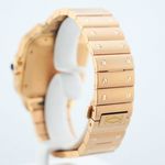 Cartier Santos WGSA0031 (Unknown (random serial)) - White dial 39 mm Rose Gold case (4/8)