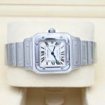 Cartier Santos Galbée 2319 (Onbekend (willekeurig serienummer)) - Zilver wijzerplaat 29mm Staal (5/8)