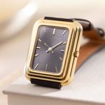 Piaget Vintage 14101 (Unknown (random serial)) - Grey dial 41 mm Yellow Gold case (2/8)