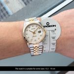 Rolex Datejust 36 16233 (1996) - Silver dial 36 mm Gold/Steel case (2/8)
