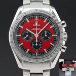 Omega Speedmaster 3506.61 (2007) - Red dial 42 mm Steel case (1/8)