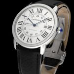 Cartier Ronde Solo de Cartier 3517 (2014) - Zilver wijzerplaat 42mm Staal (7/8)